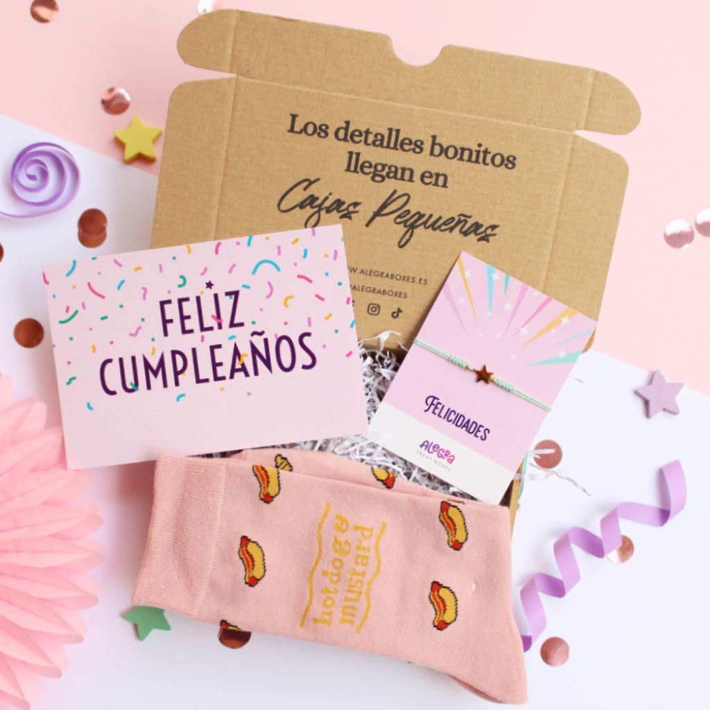 Feliz Cumpleaños – Caja Regalo Mini para Enviar