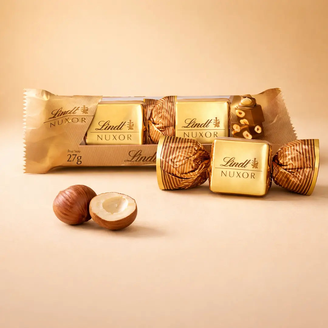 Bombones Lindt Nuxor para caja regalo de Alegra Treat Boxes para enviar a domicilio