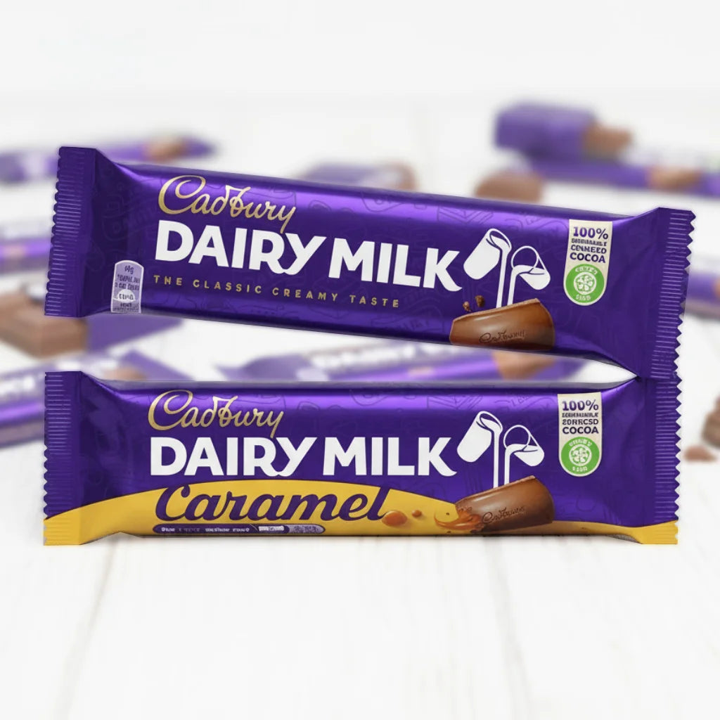 Chocolatinas Cadbury Dairy Milk y Dairy Milk Caramel