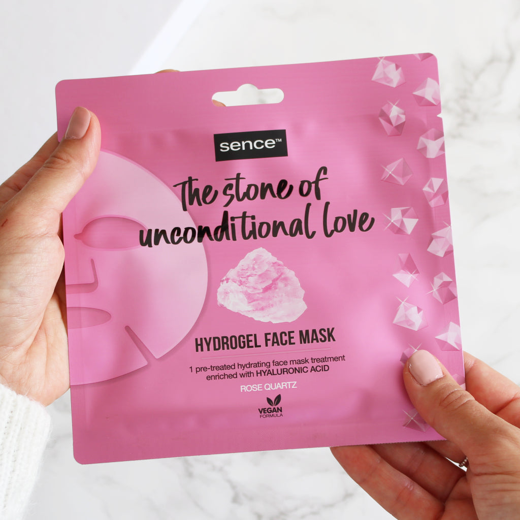 Mascarilla Facial de Hidrogel - Cuarzo Rosa