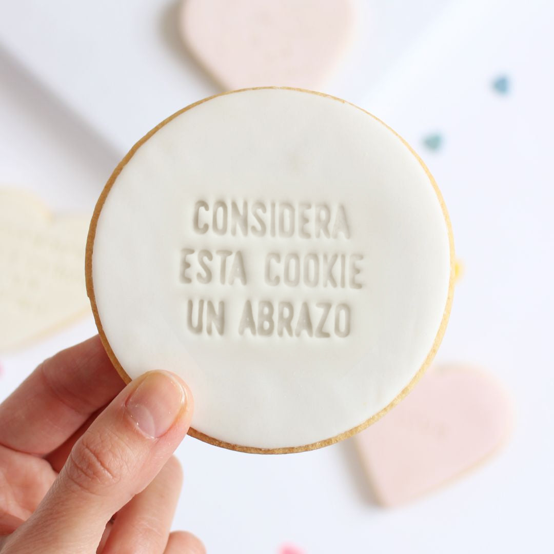 Galleta de Mantequilla Redonda – Considera Esta Cookie Un Abrazo