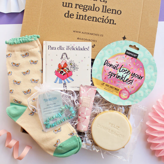 Para ella ¡Felicidades! – Caja Regalo de Cumpleaños para Enviar