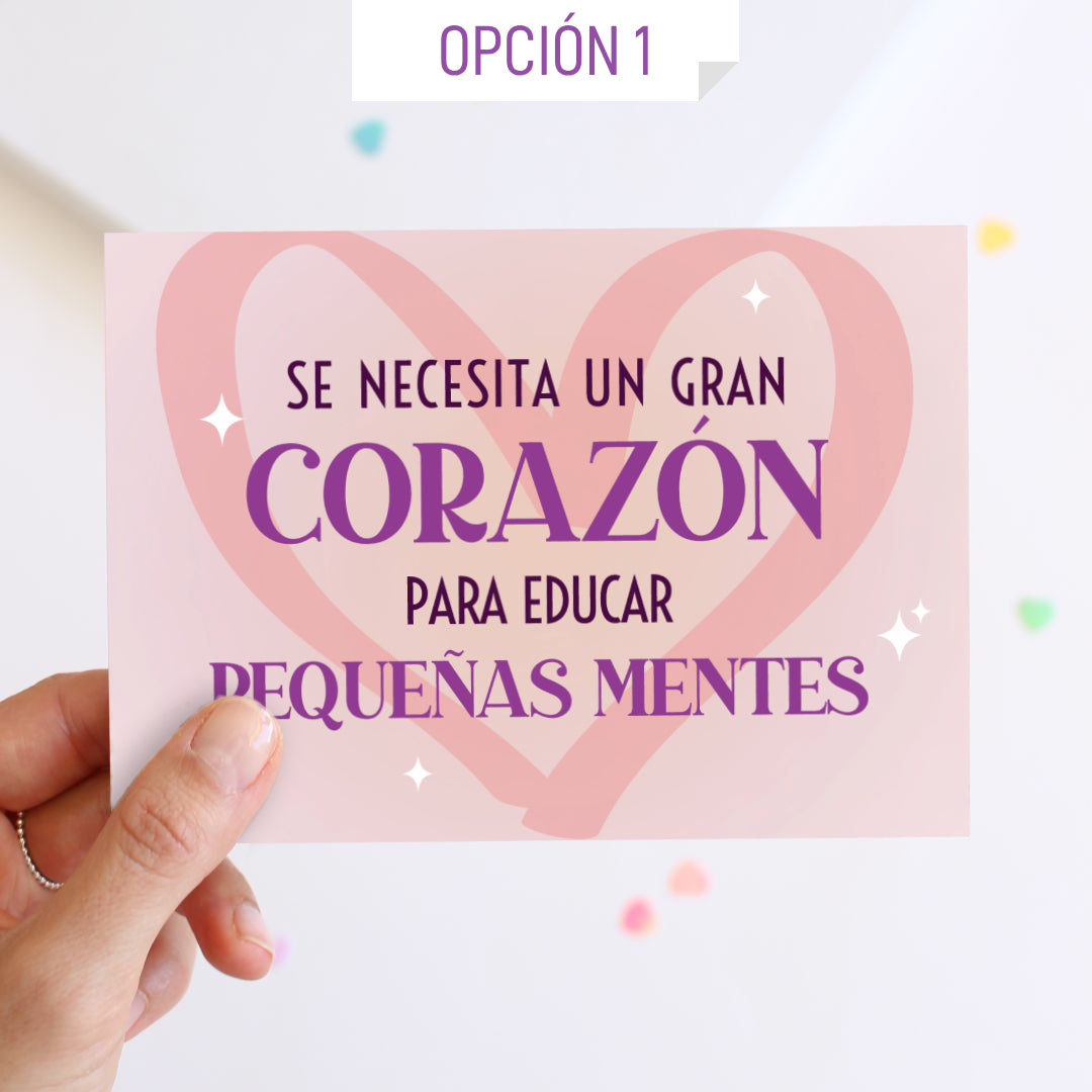 Para La Mejor Profesora - Caja Regalo para Profesoras
