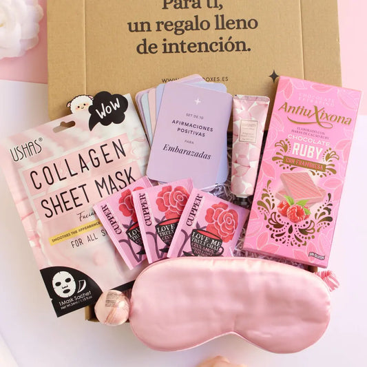 Caja regalo para embarazadas para enviar a domicilio de Alegra Treat Boxes