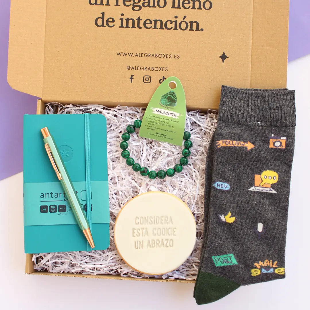 Caja regalo para hombre para enviar a domicilio de Alegra Treat Boxes