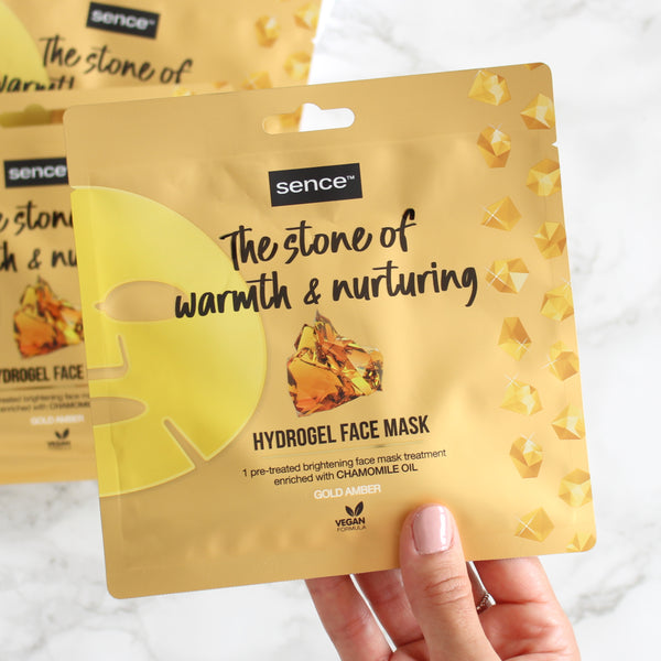 Mascarilla Facial de Hidrogel - Ambar Dorado