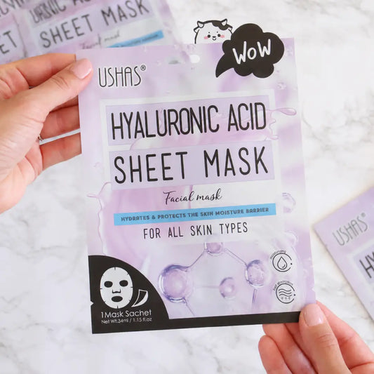 Mascarilla Facial con Ácido Hialurónico