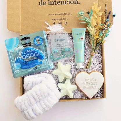 Caja regalo para mujer para enviar a domicilio - Spa Turquesa de Alegra Treat Boxes