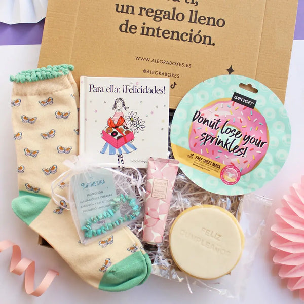 Para ella ¡Felicidades! – Caja Regalo de Cumpleaños para Enviar