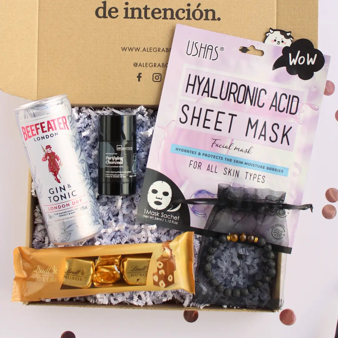Caja regalo para hombre para enviar a domicilio de Alegra Treat Boxes