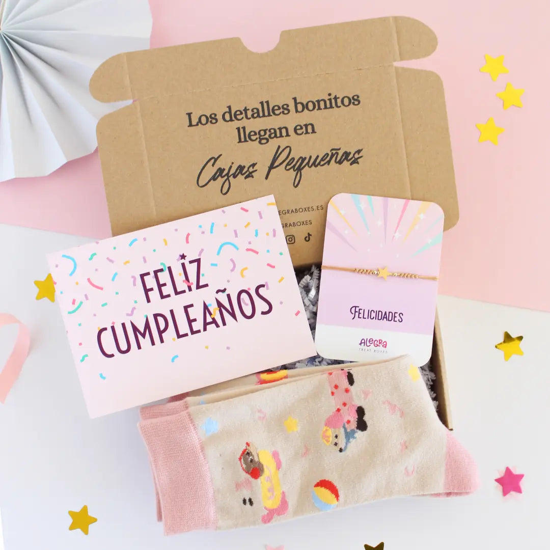 Un Detalle de Cumpleaños – Caja Regalo Mini para Enviar