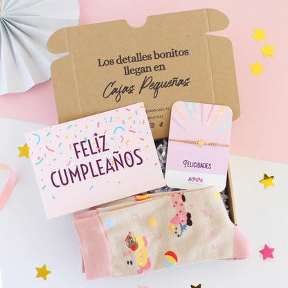 Un Detalle de Cumpleaños – Caja Regalo Mini para Enviar