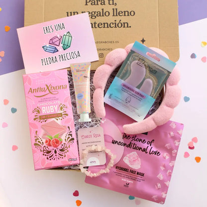 Caja regalo para enviar a domicilio - Eres una piedra preciosa de Alegra Treat Boxes