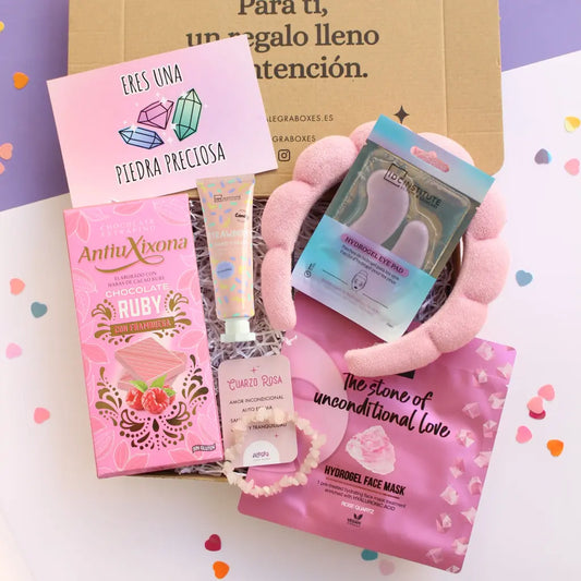 Caja regalo para enviar a domicilio - Eres una piedra preciosa de Alegra Treat Boxes