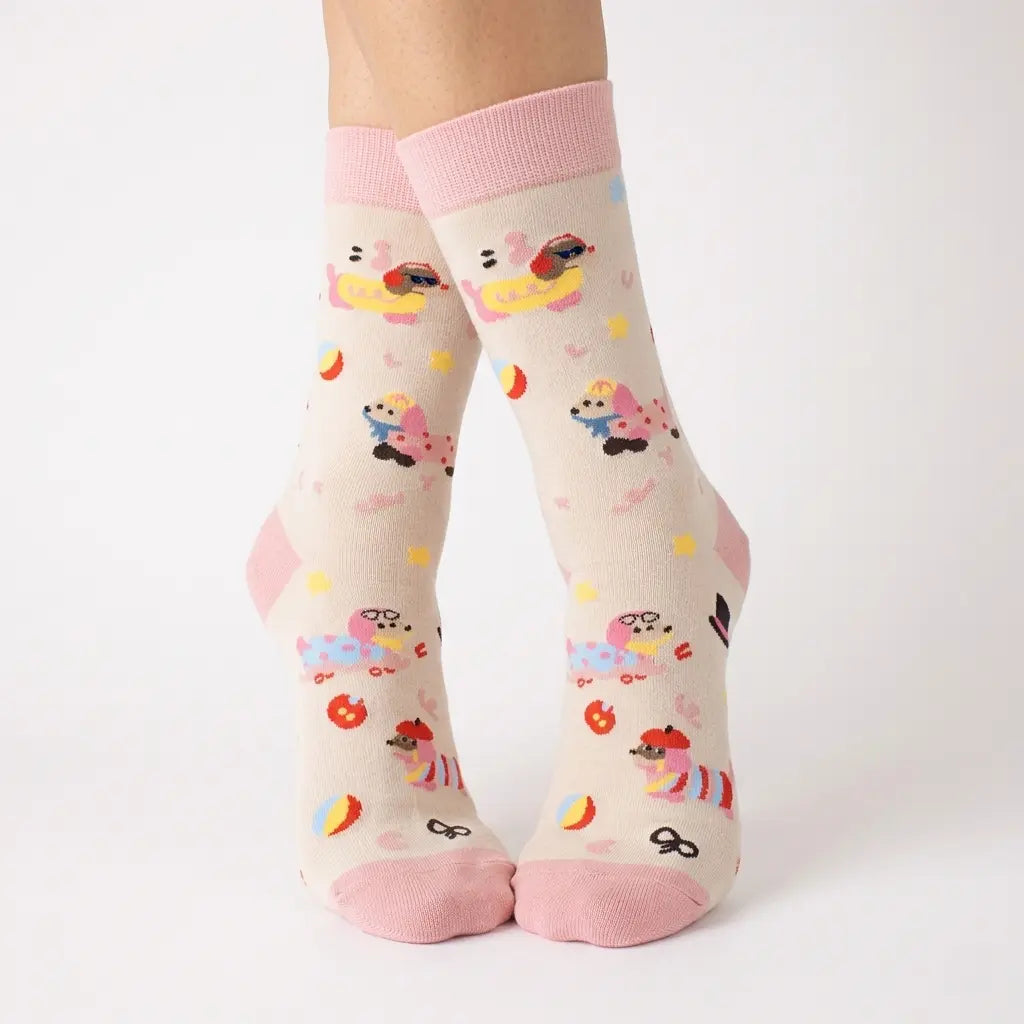 Calcetines para mujer con perritos disfrazados - Cajas Regalo para Enviar de Alegra Treat Boxes