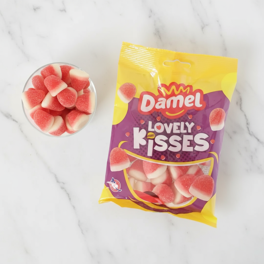 Besos de golosina - Lovely Kisses - para incluir en caja regalo