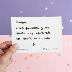 Tarjeta de felicitación de Alegra Treat Boxes