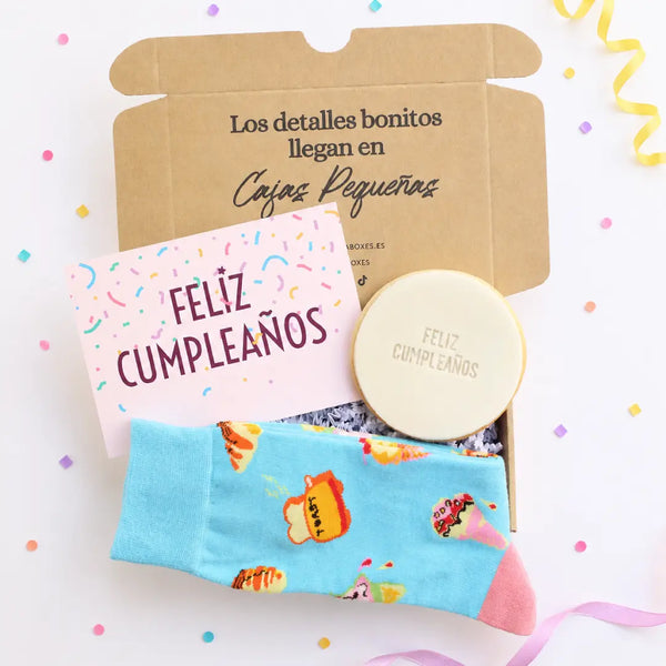 Mini Caja Regalo de Cumpleaños para Enviar