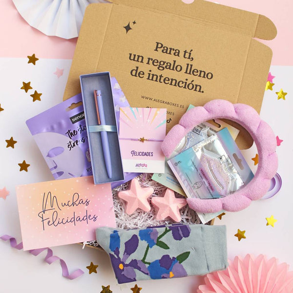 Muchas Felicidades – Caja Regalo de Cumpleaños para Enviar